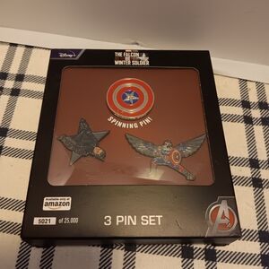 Marvel The Falcon and Winter Soldier Pin Set